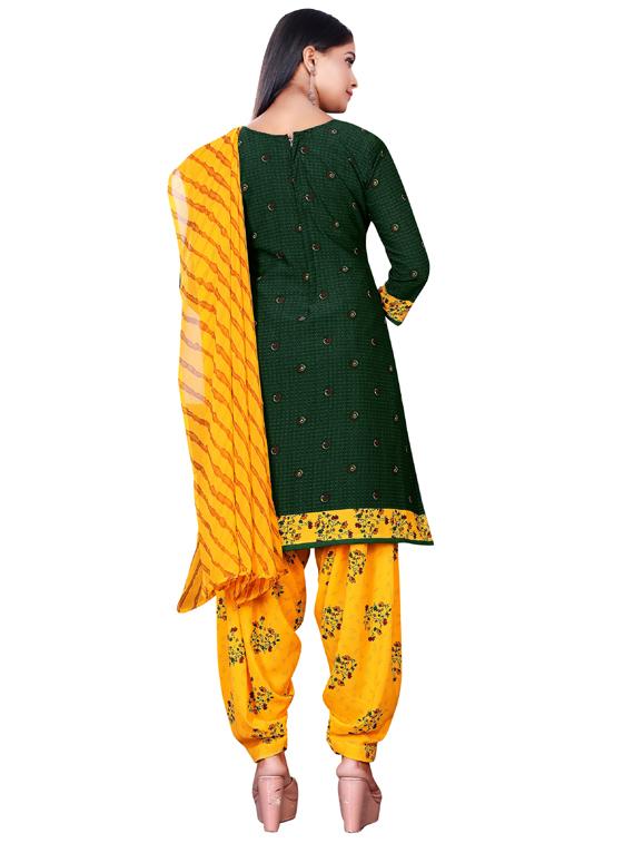 printed unstitched patiyala suit set - 19626633 - Standard Image - 2