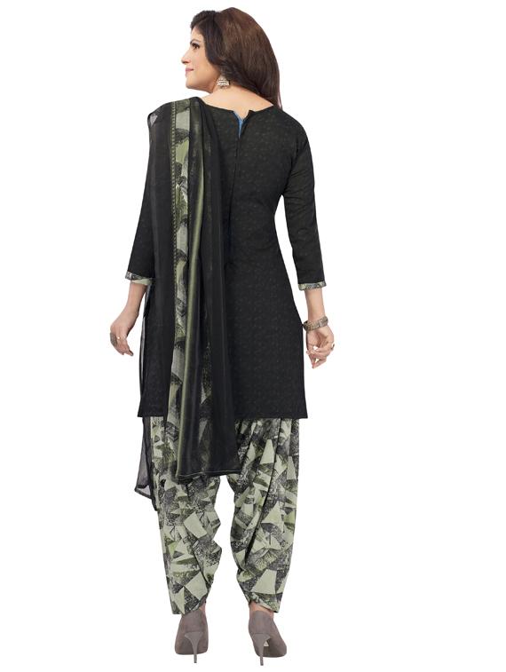 printed unstitched patiyala suit set - 19631374 - Standard Image - 2