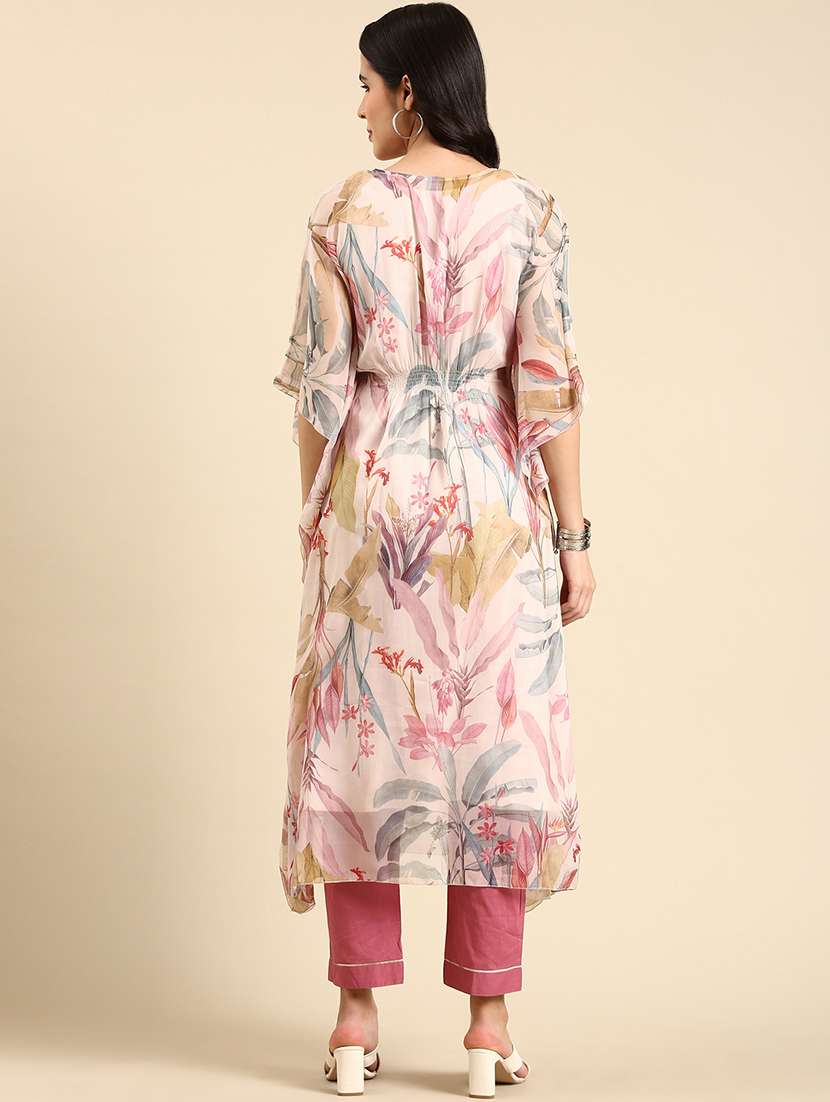 v-neck kaftan set - 19631393 -  Standard Image - 2