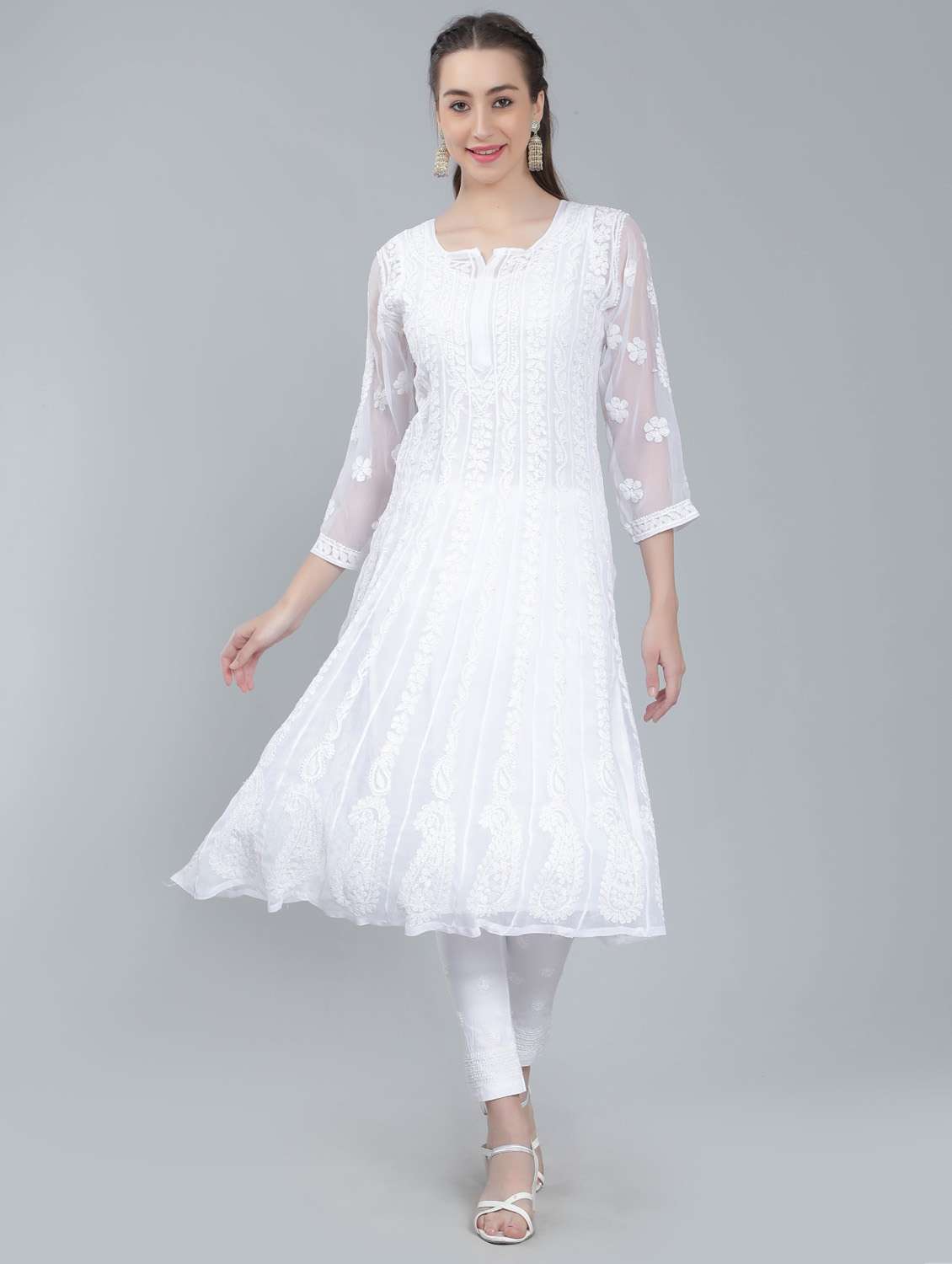 women's flared kurta - 19631881 -  Zoom Image - 0