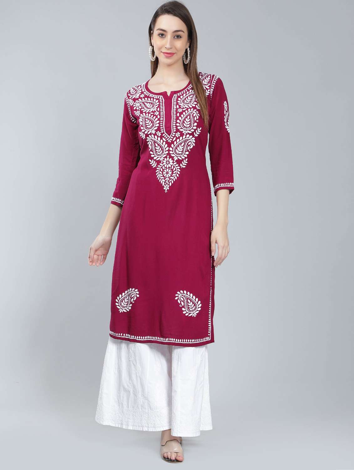 women's straight kurta - 19631896 - Zoom Image - 0