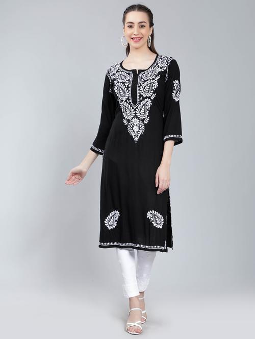 women's straight kurta - 19631898 - Standard Image - 0