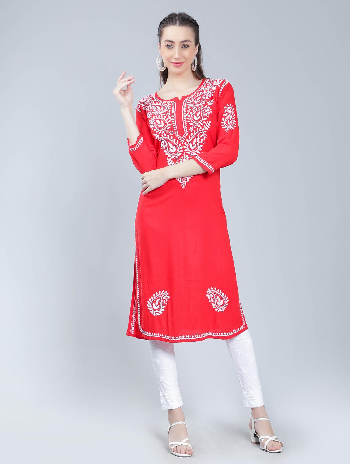 women's straight kurta - 19631899 - Zoom Image - 0