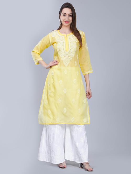 women's straight kurta - 19631904 -  Standard Image - 0