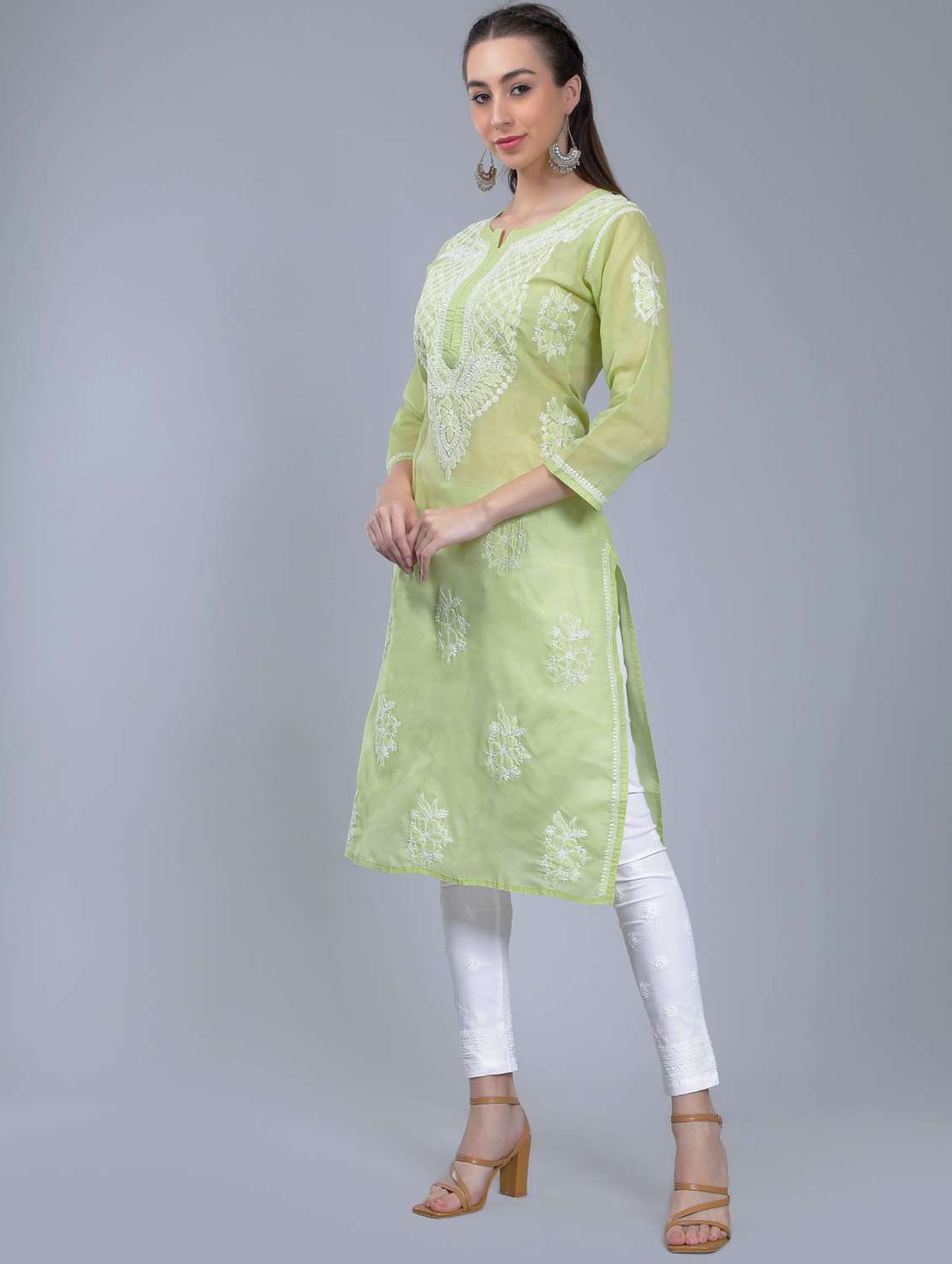 women's straight kurta - 19631906 -  Standard Image - 2
