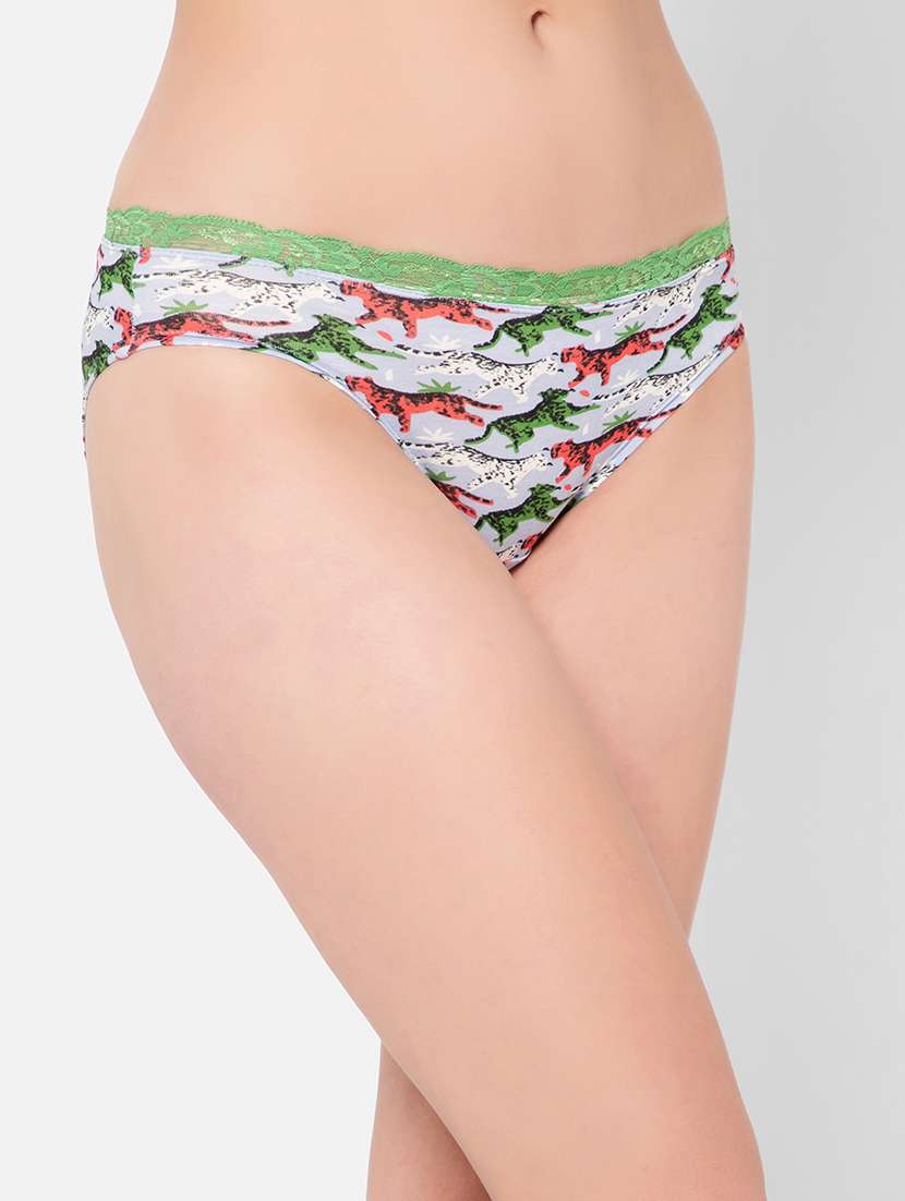 multi colored cotton bikini panty - 19638914 -  Standard Image - 2