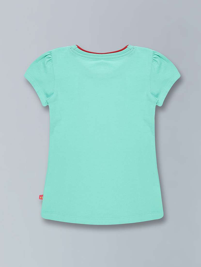 blue printed round neck t-shirt - 19639179 -  Standard Image - 2