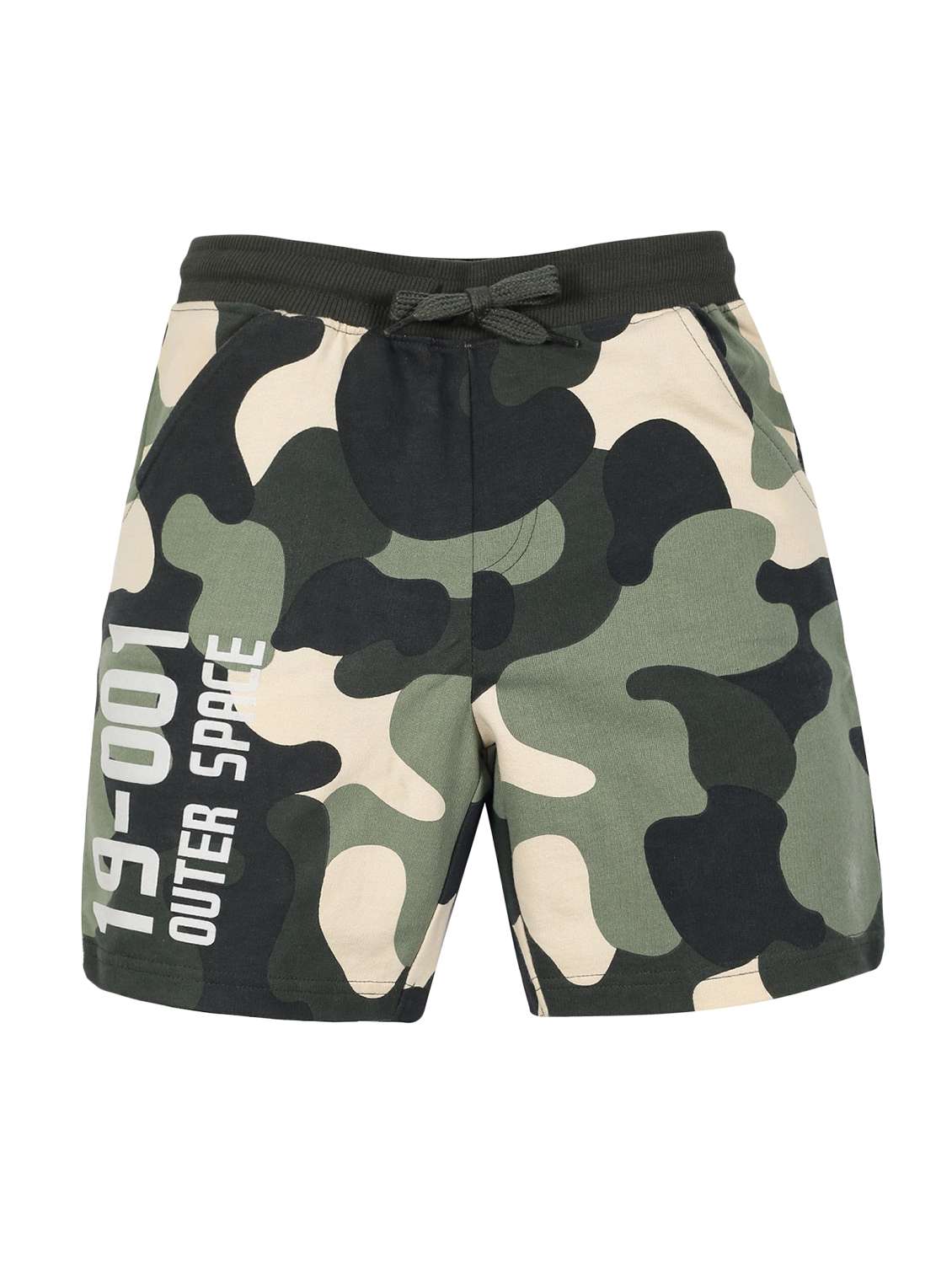printed three-fourth shorts