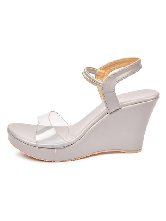 women solid ankle strap sandal - 19643571 - Standard Image - 2