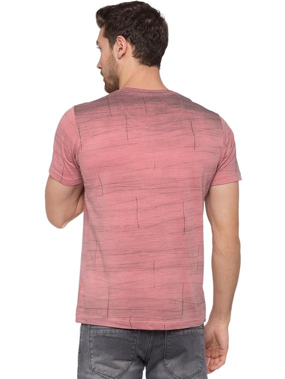 round neck printed regular t-shirt - 19643713 - Standard Image - 2
