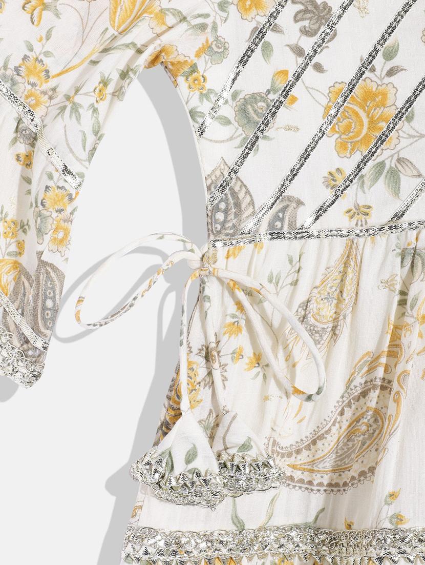 floral printed party gown - 19644862 - Standard Image - 2