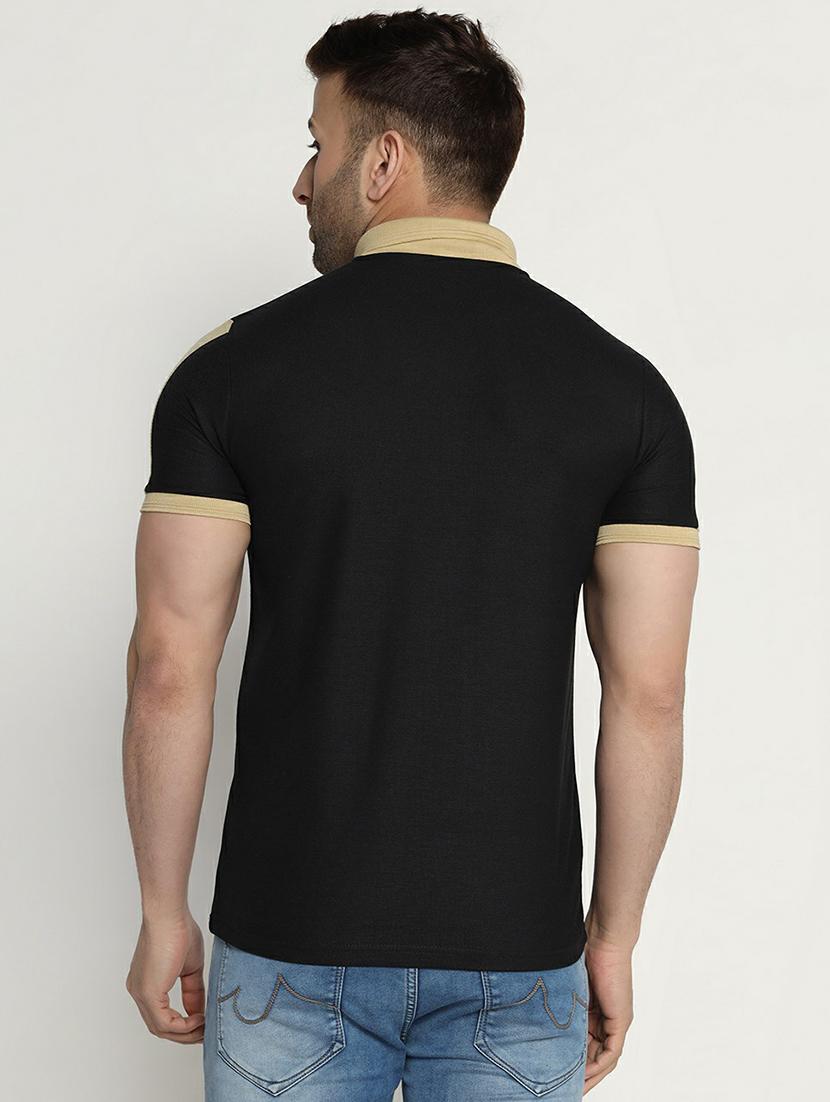 polo neck solid polo t-shirt - 19646032 - Standard Image - 2