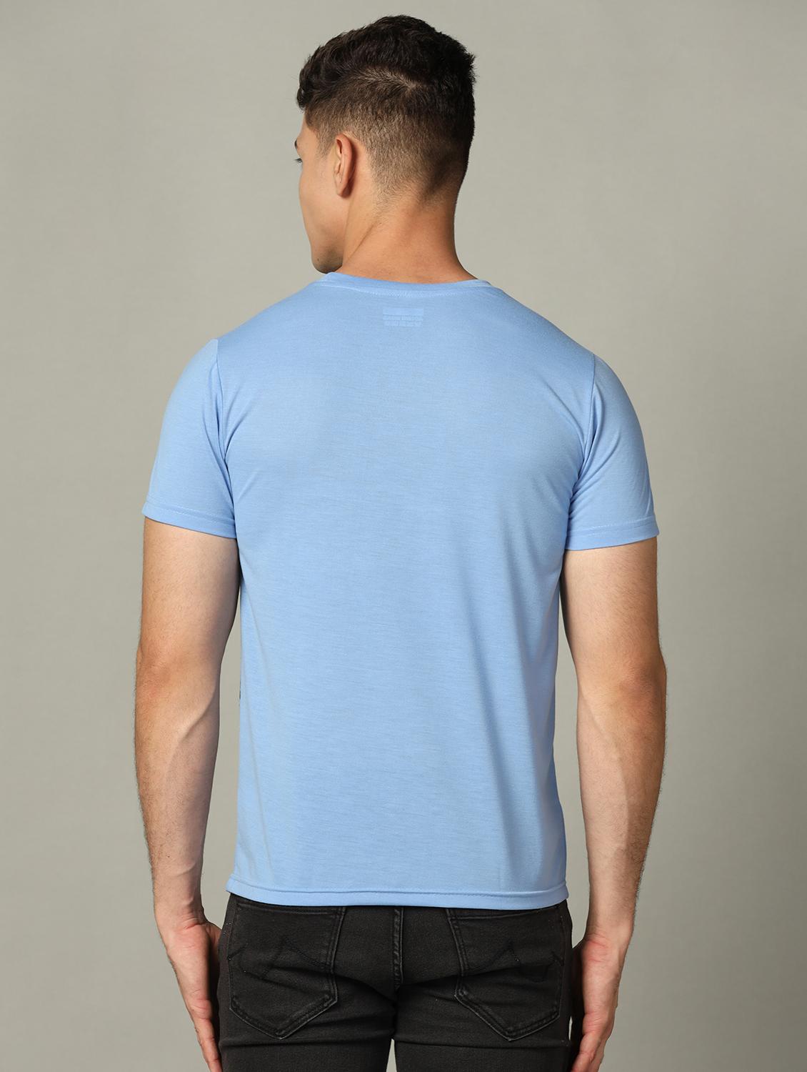round neck printed regular t-shirt - 19646299 - Standard Image - 2