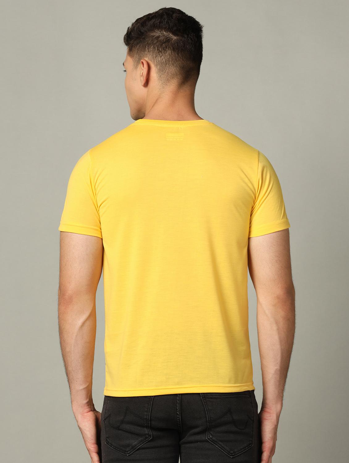 round neck printed regular t-shirt - 19646302 - Standard Image - 2