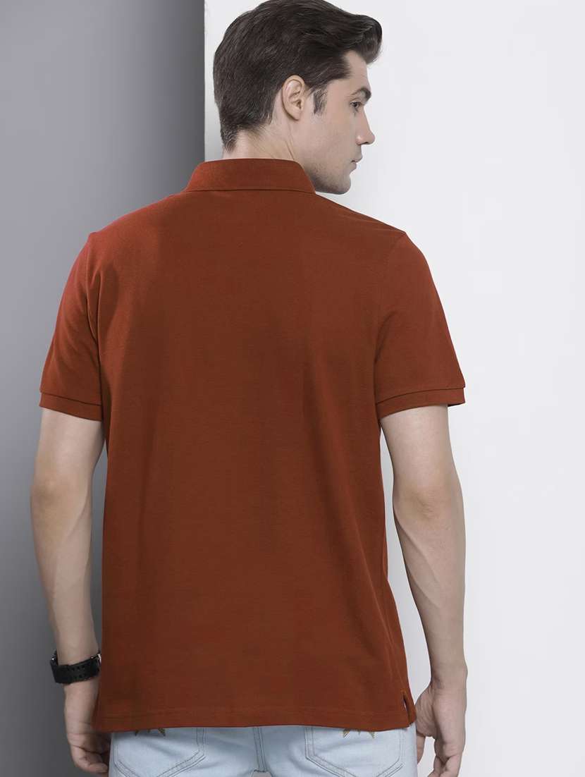 polo neck solid polo t-shirt - 19647634 -  Standard Image - 2