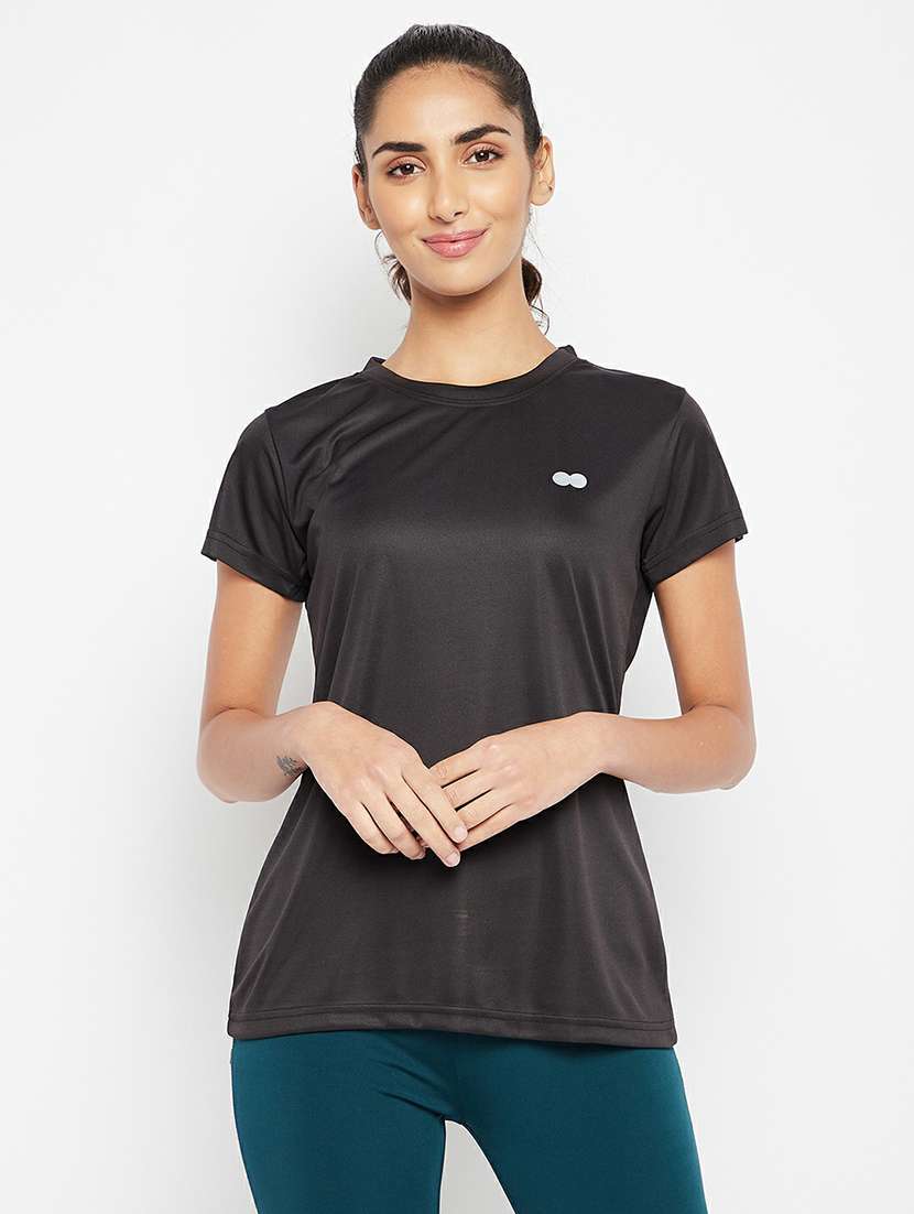women's plain crew neck t-shirt