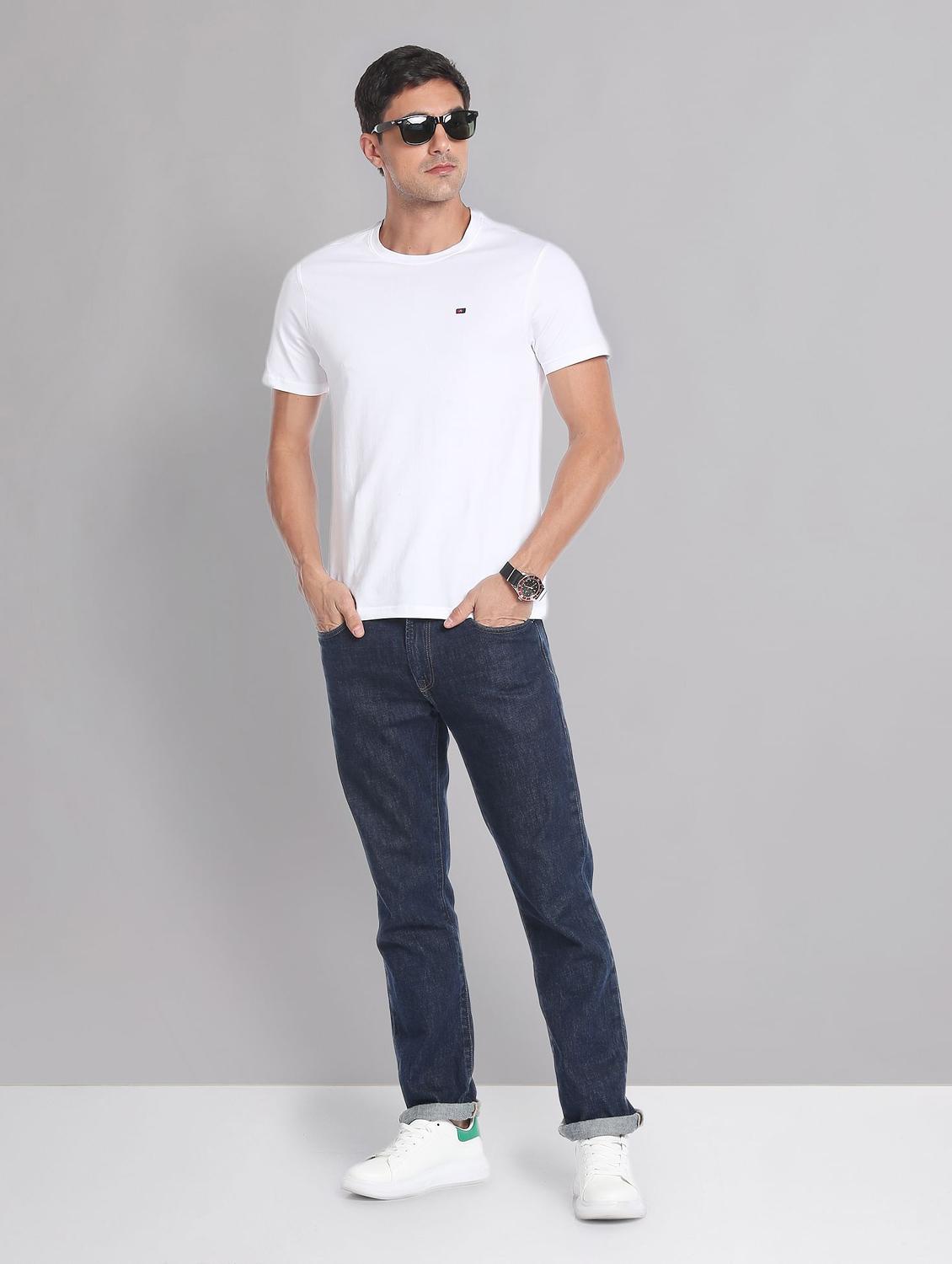 crew neck solid regular t-shirt - 19648949 - Standard Image - 2