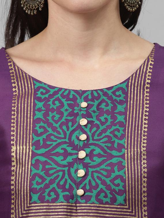 women's straight kurta - 19648986 - Standard Image - 2