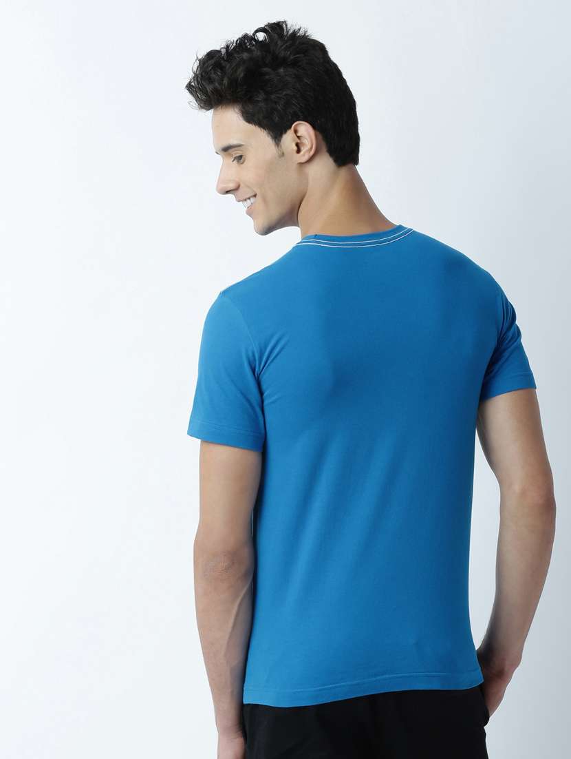 men crew neck front print t-shirt - 19649269 -  Standard Image - 2