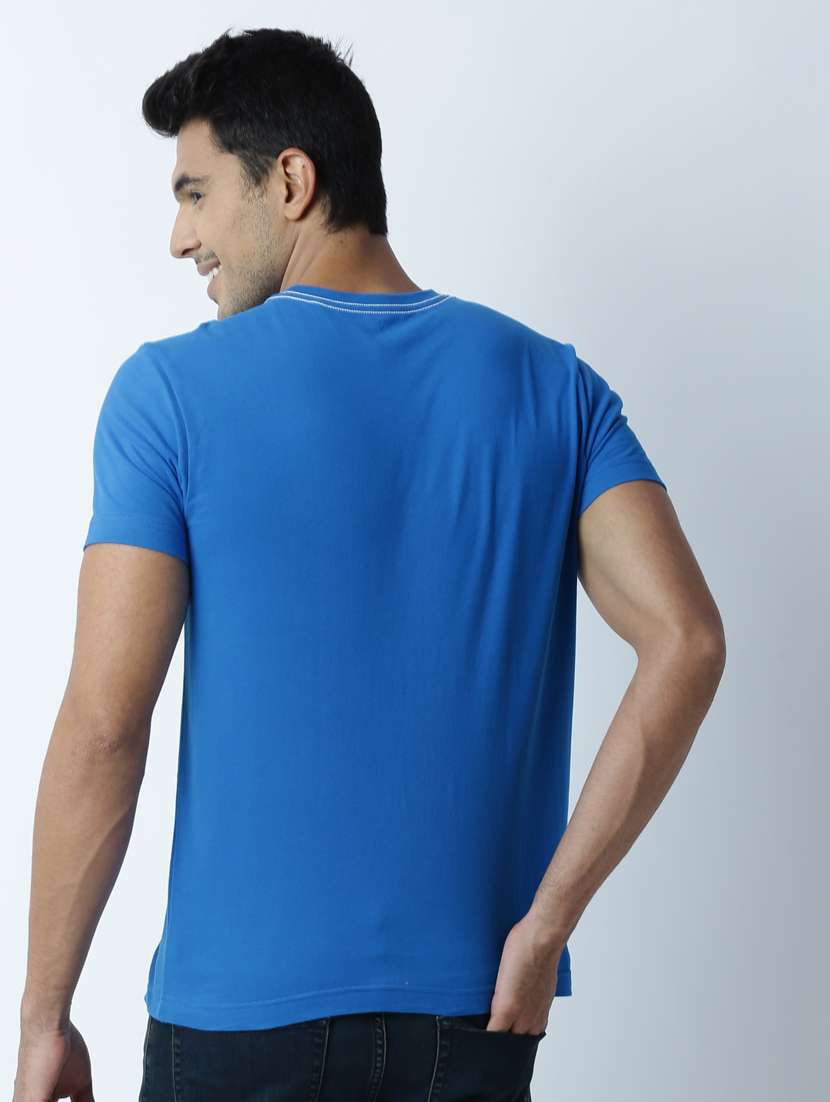 men crew neck front print t-shirt - 19649323 -  Standard Image - 2
