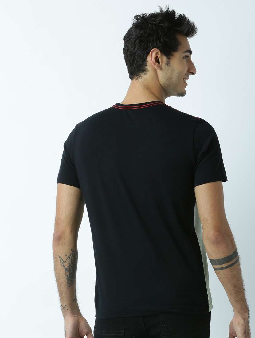 men crew neck front print t-shirt - 19649427 -  Standard Image - 2