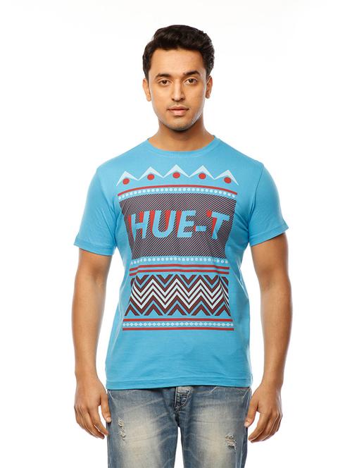 men round neck front print t-shirt - 19649506 - Standard Image - 0