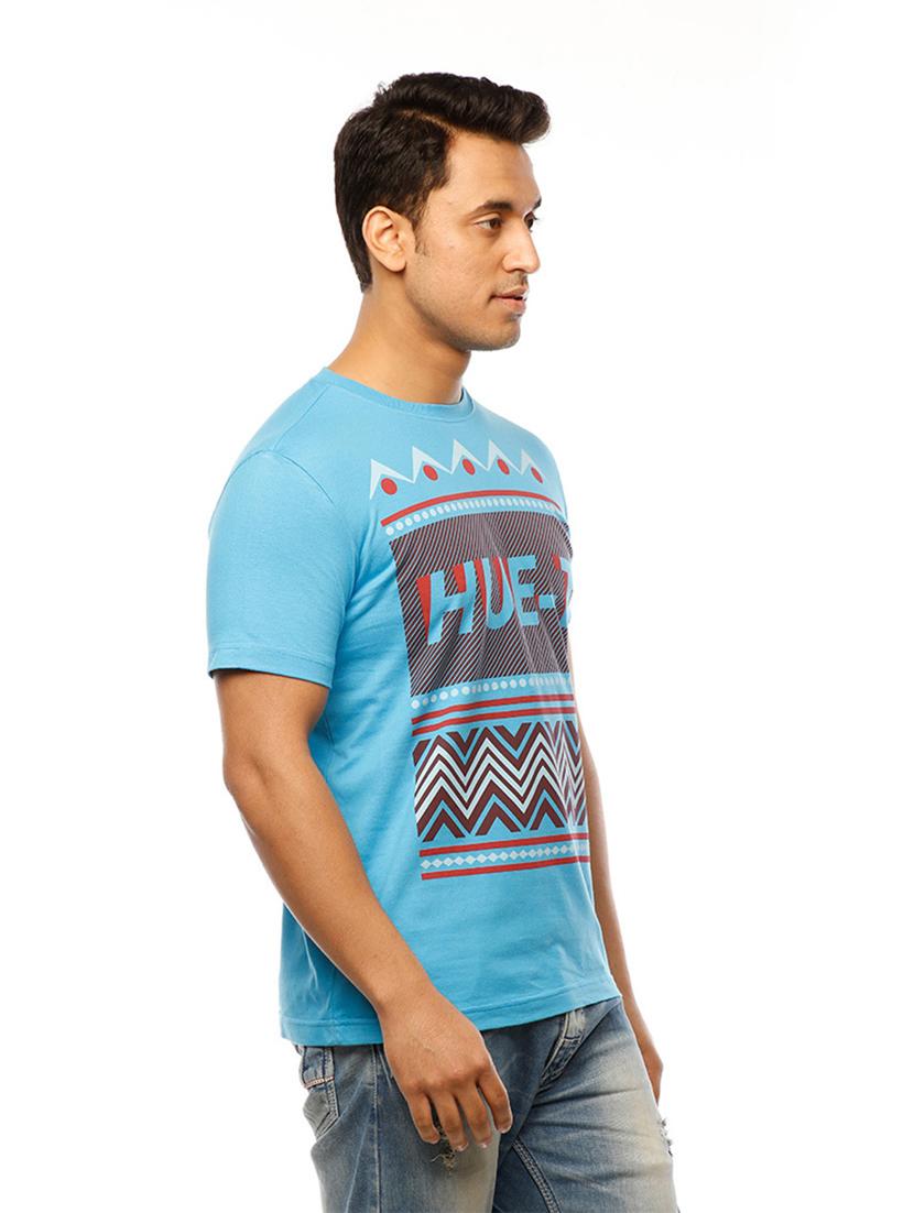 men round neck front print t-shirt - 19649506 - Standard Image - 2