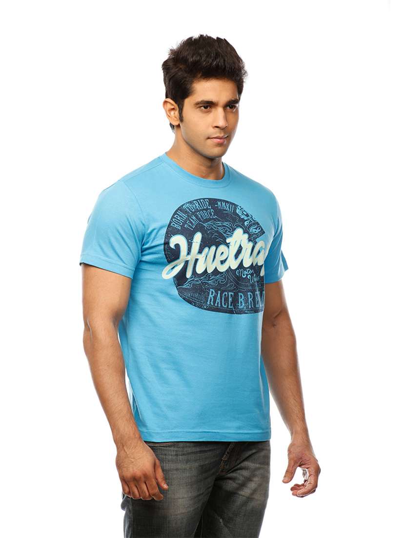 round neck printed regular t-shirt - 19649605 -  Standard Image - 2