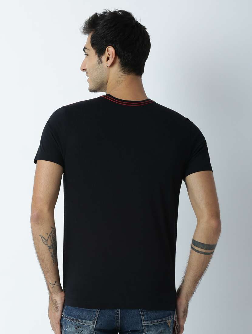 round neck printed regular t-shirt - 19649843 -  Standard Image - 2