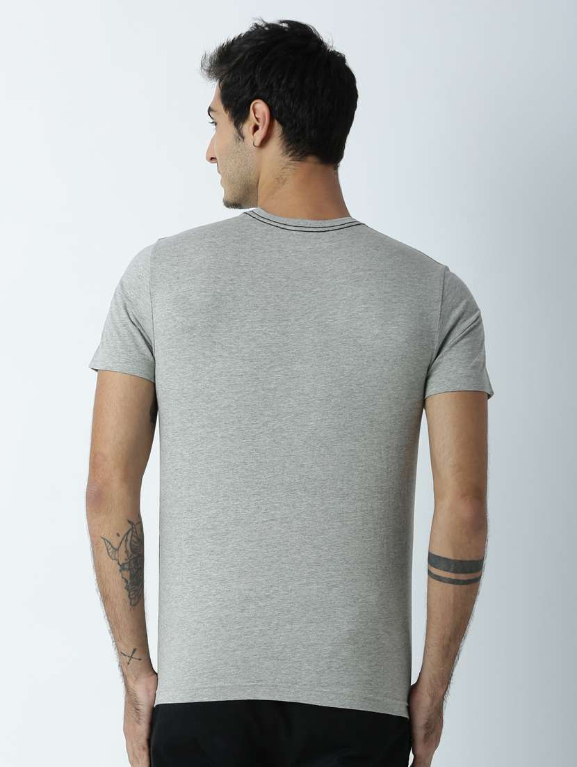 men front print short sleeve t-shirt - 19649850 -  Standard Image - 2