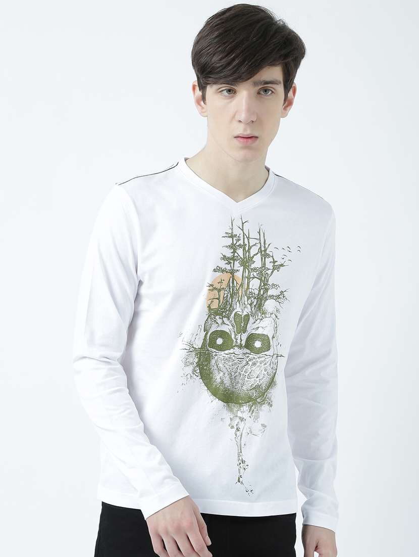 printed cotton regular t-shirt