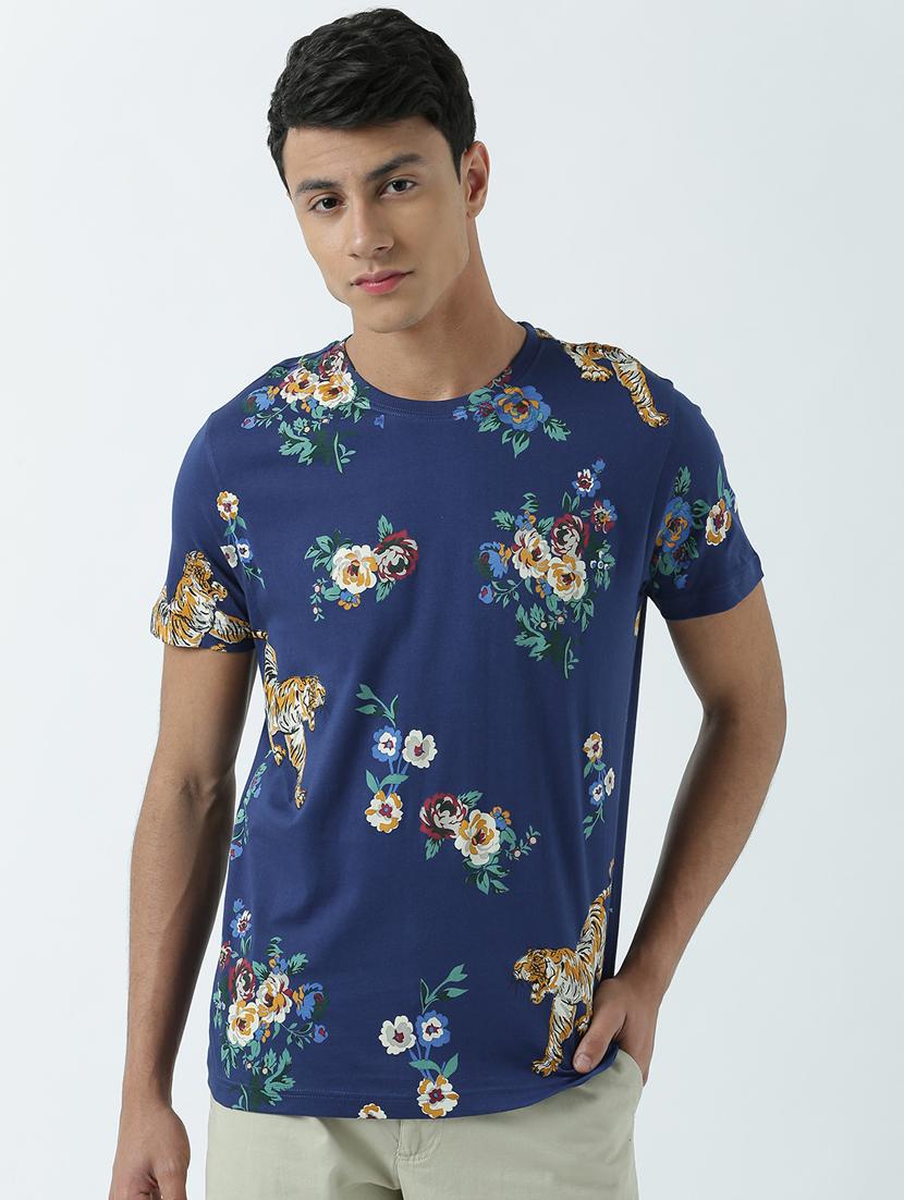 printed cotton regular t-shirt