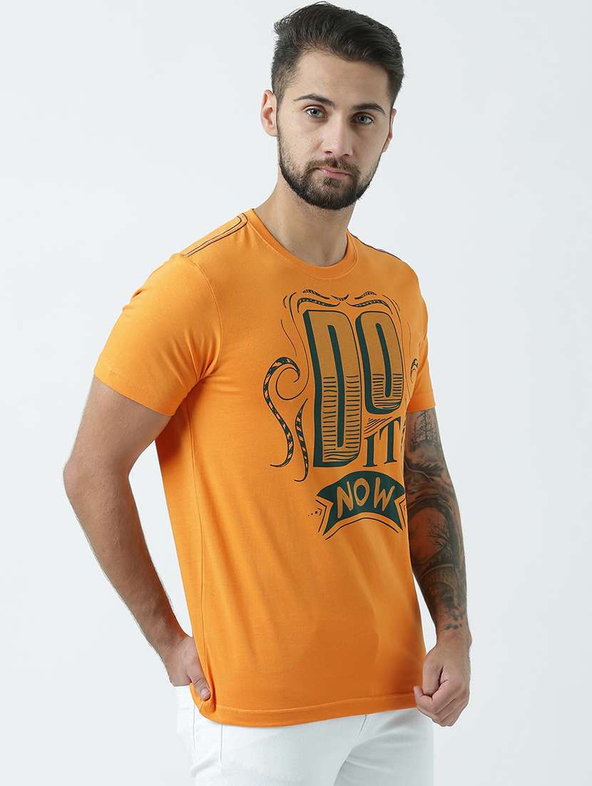 printed cotton regular t-shirt - 19650069 -  Standard Image - 2
