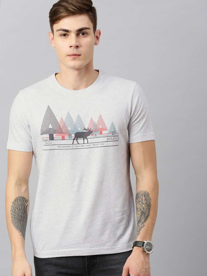 printed cotton regular t-shirt