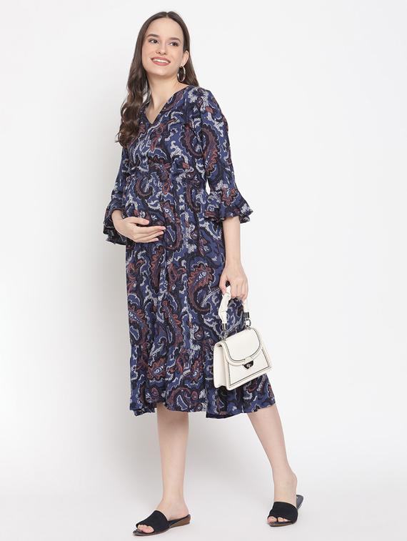 printed maternity wear - 19650333 - Standard Image - 2