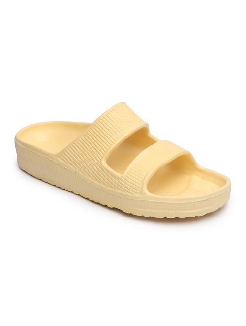 beige solid slip on flip flop - 19656768 - Standard Image - 0