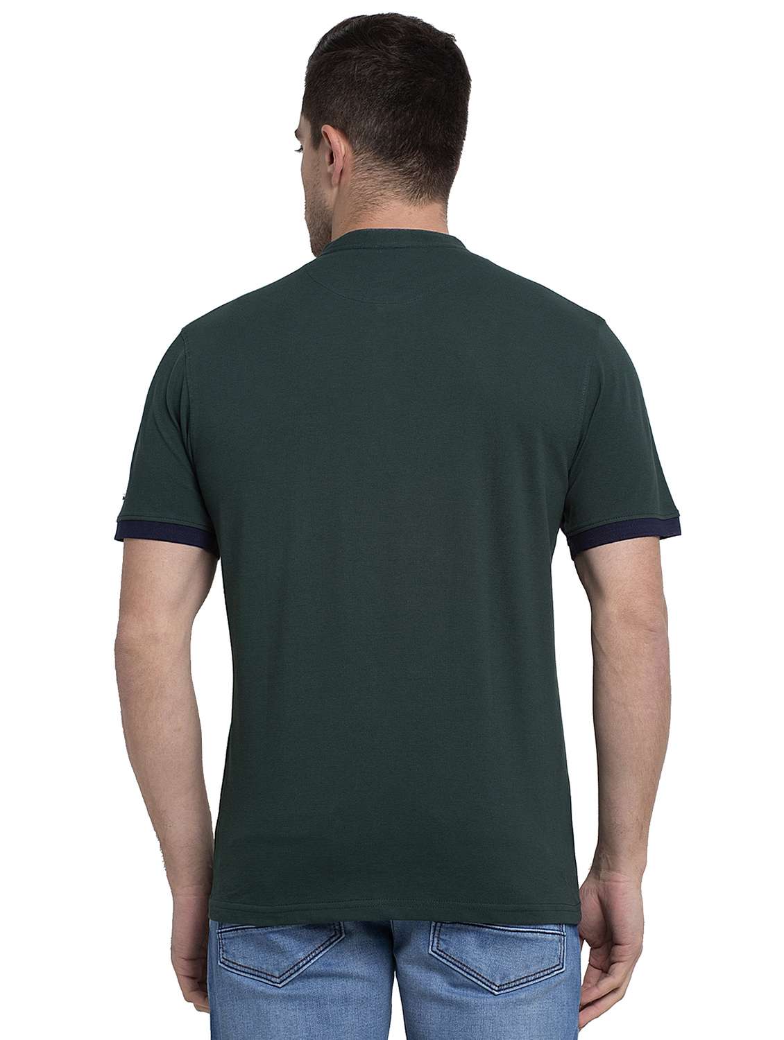 henley neck solid regular t-shirt - 19656810 - Standard Image - 2
