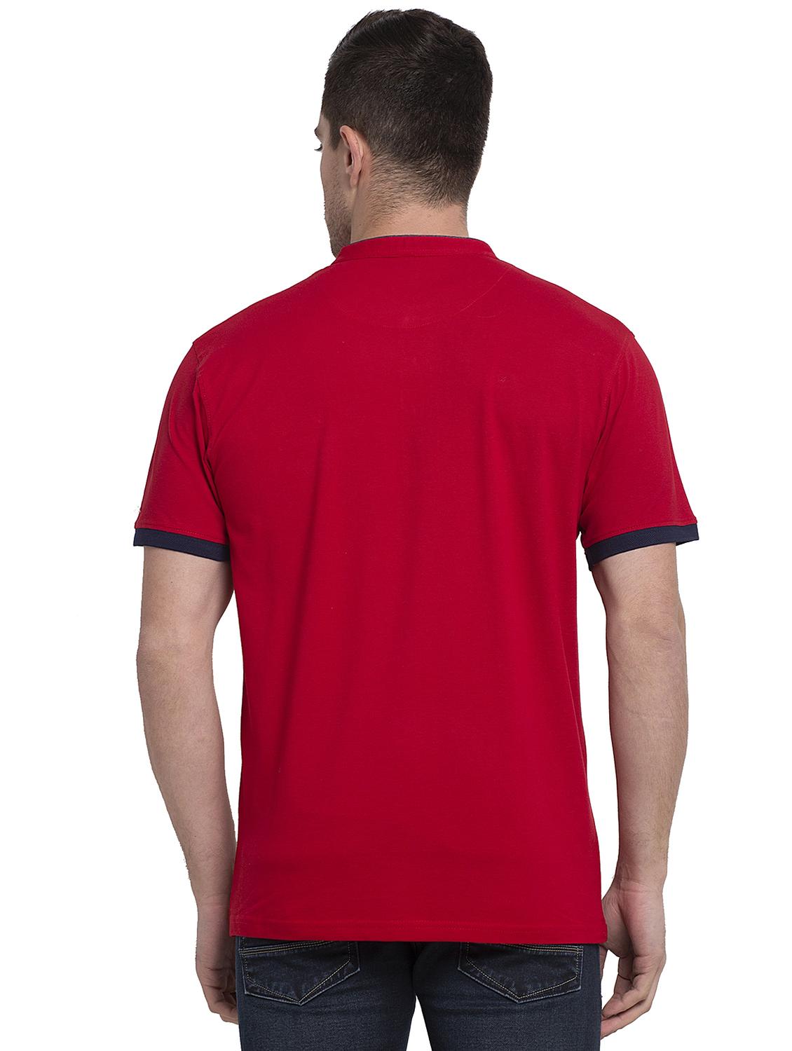 henley neck solid regular t-shirt - 19656812 - Standard Image - 2