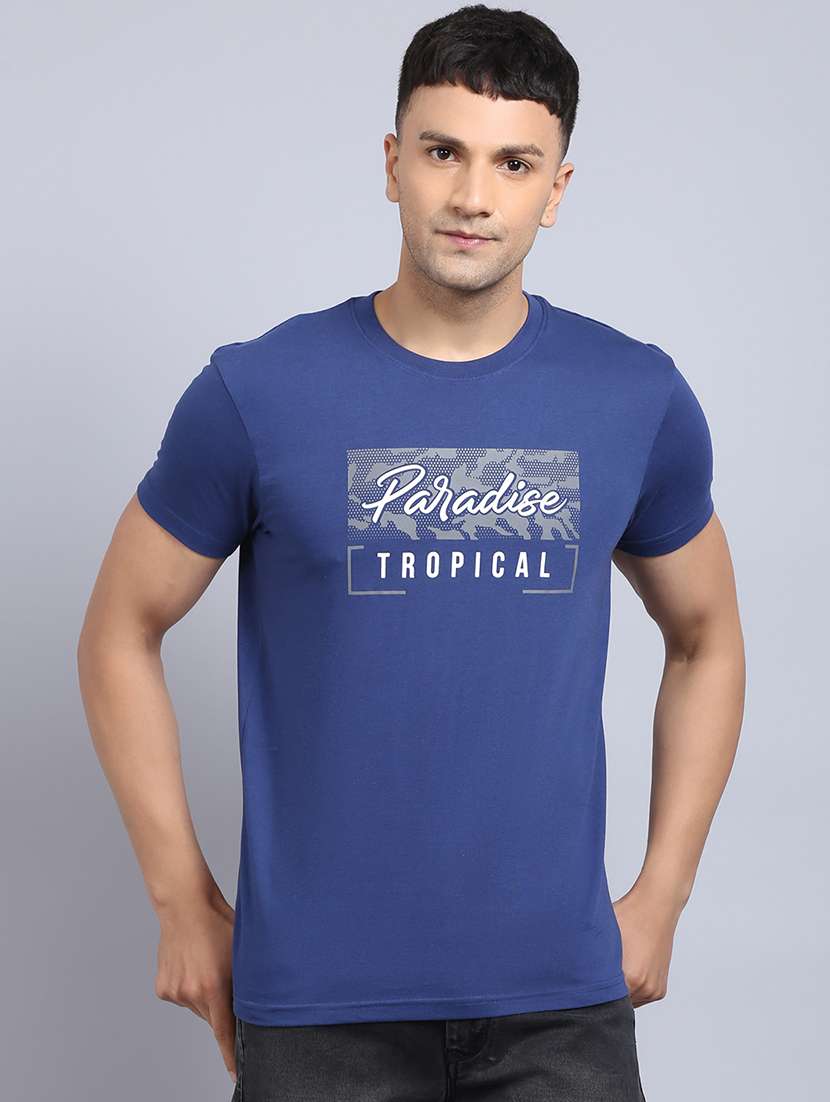 round neck printed regular t-shirt