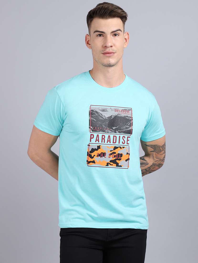 round neck printed regular t-shirt