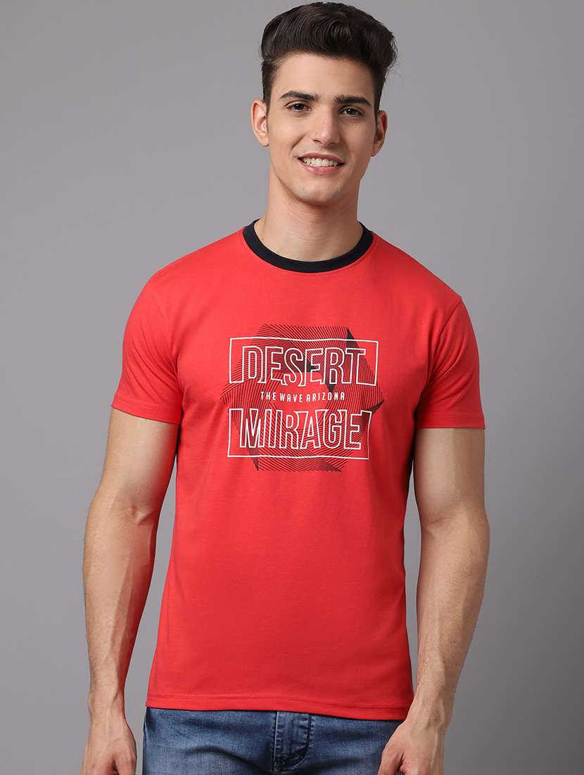 round neck printed regular t-shirt