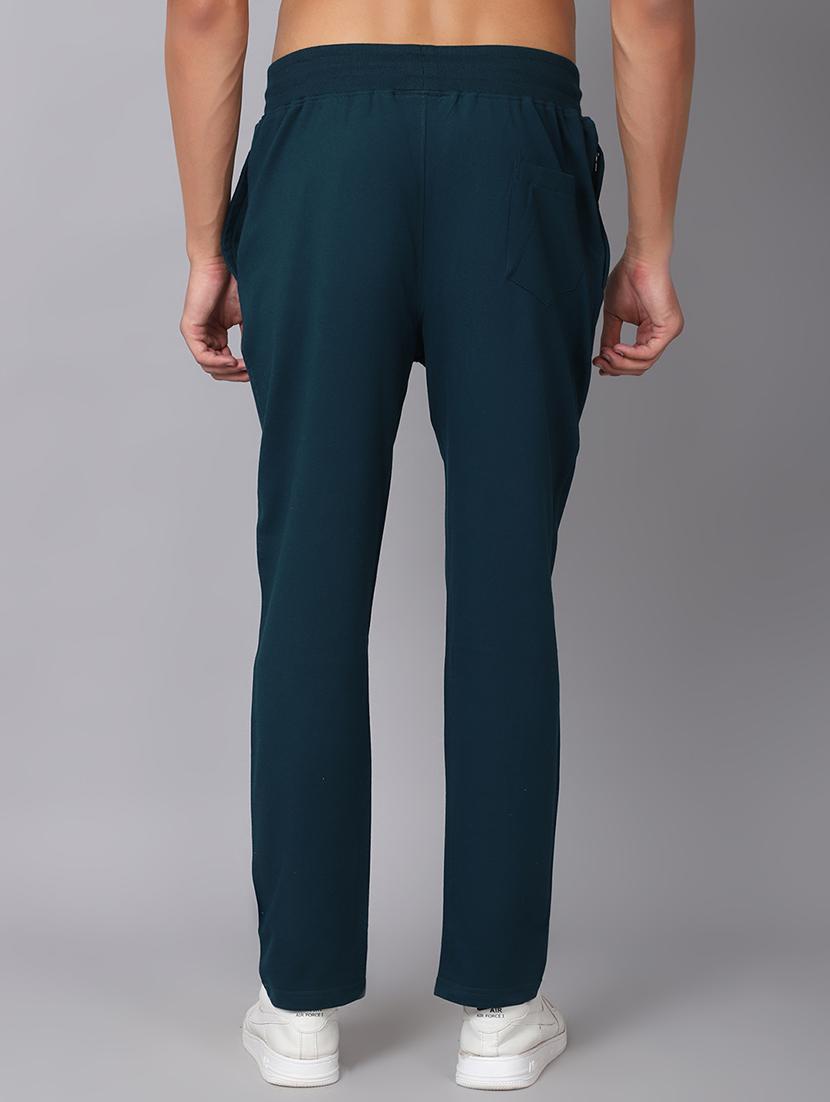 light blue solid track pant - 19657009 - Standard Image - 2