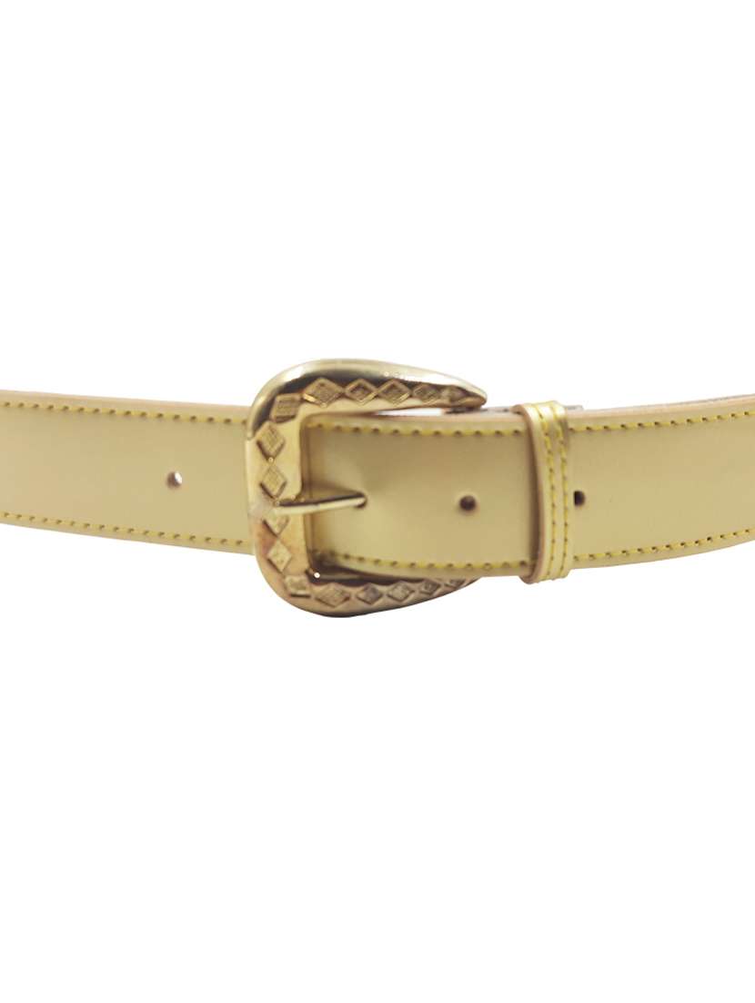exotique gold casual faux leather belt for women - 19657025 - Standard Image - 2