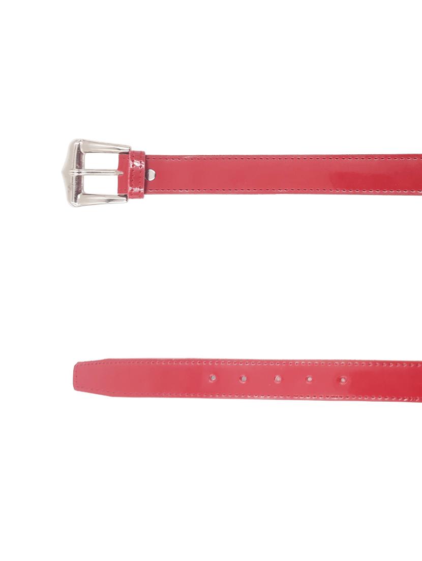 exotique red casual faux leather belt for women - 19657027 - Standard Image - 2