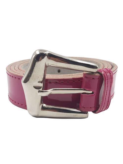 exotique pink casual faux leather belt for women - 19657029 - Standard Image - 0