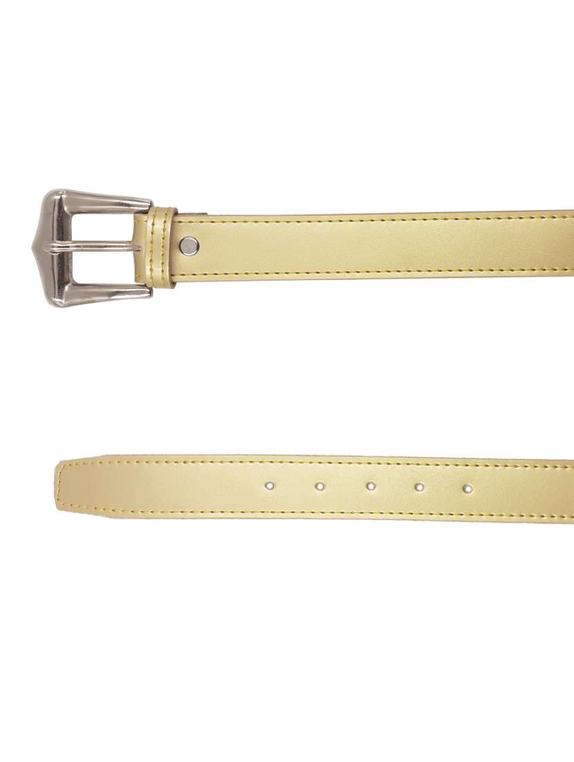 exotique gold casual faux leather belt for women  - 19657031 -  Standard Image - 2