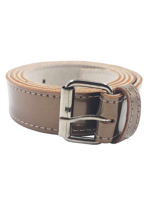 exotique bronze casual faux leather belt for women - 19657033 - Standard Image - 0