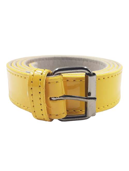 exotique yellow casual faux leather belt for women - 19657035 - Standard Image - 0