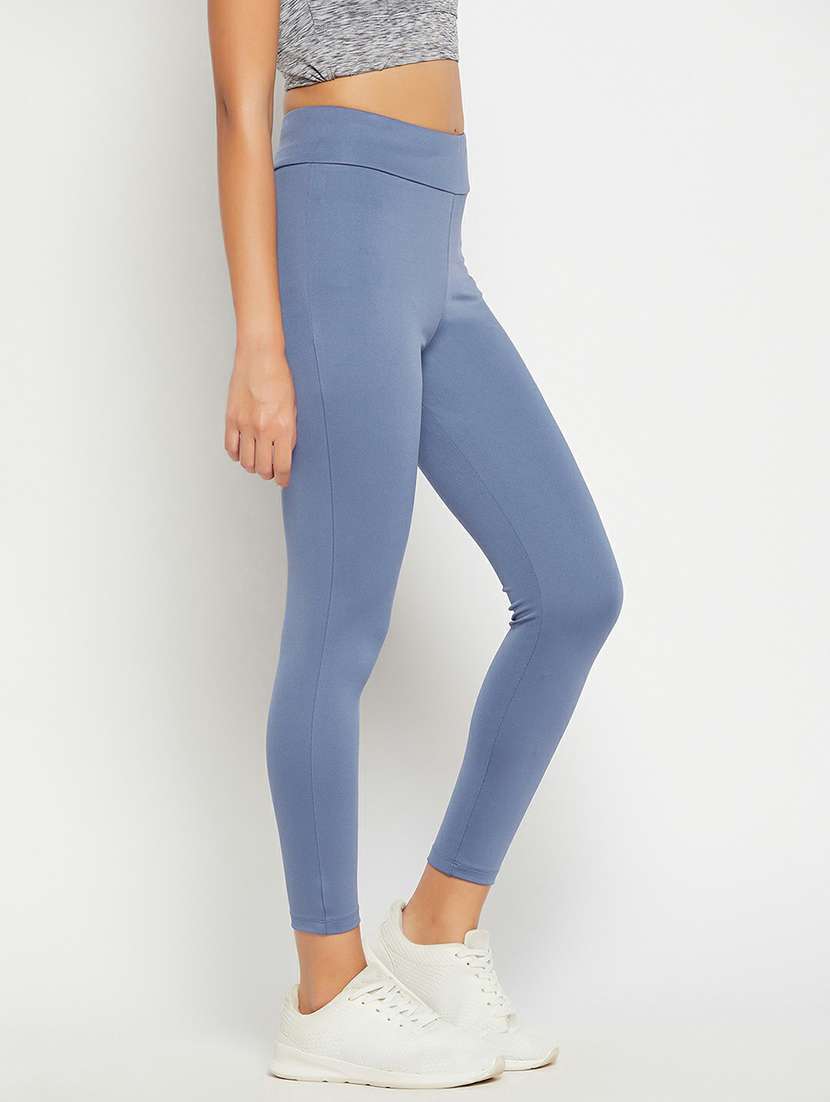 purple poly spandex leggings - 19658555 -  Standard Image - 2