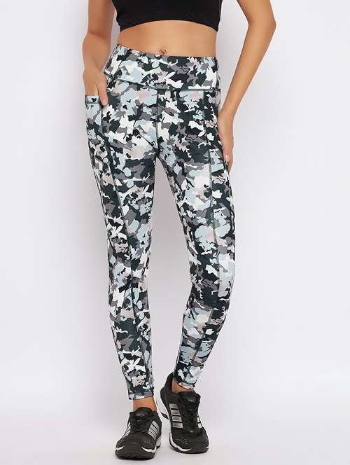 grey poly spandex leggings - 19658559 -  Standard Image - 0